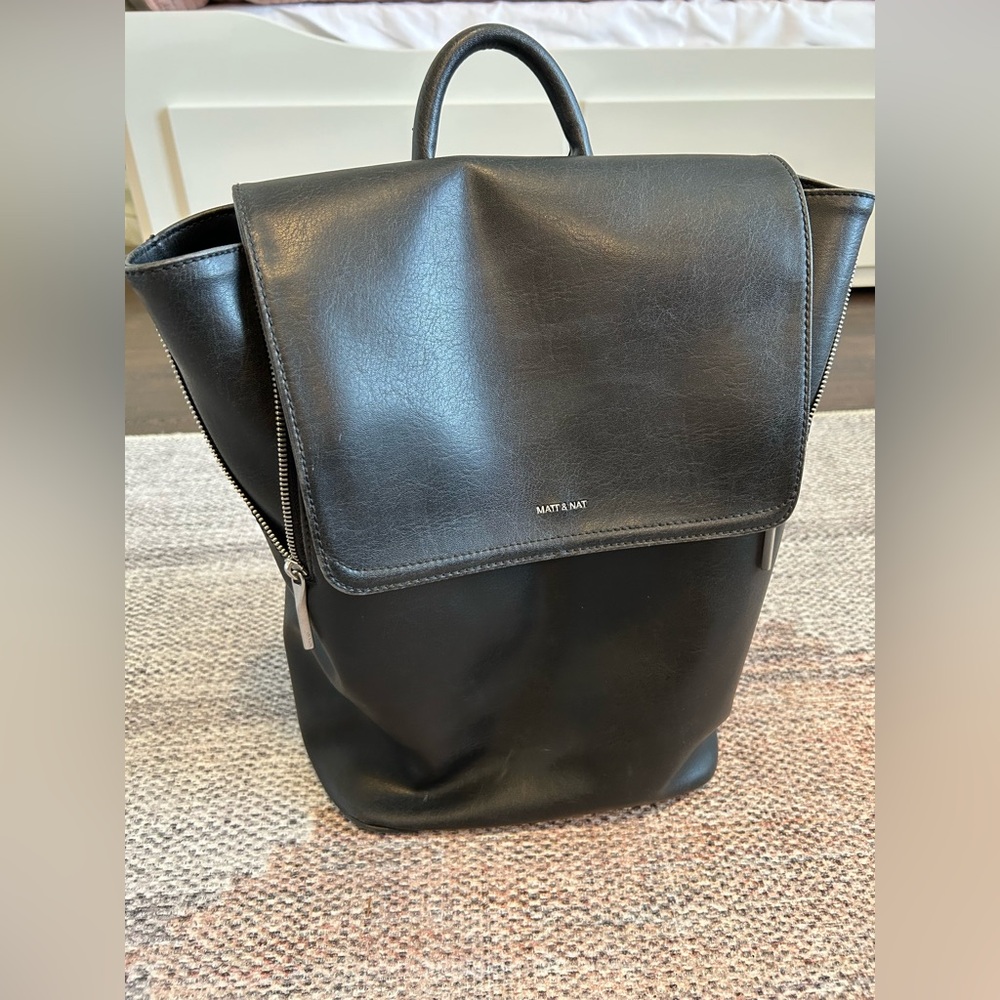 Mat & Nat Black Backpack
